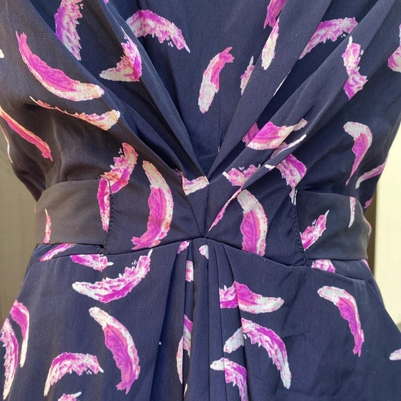 Yoana Baraschi feather dress with front pockets size 6 - Picture 10 of 16